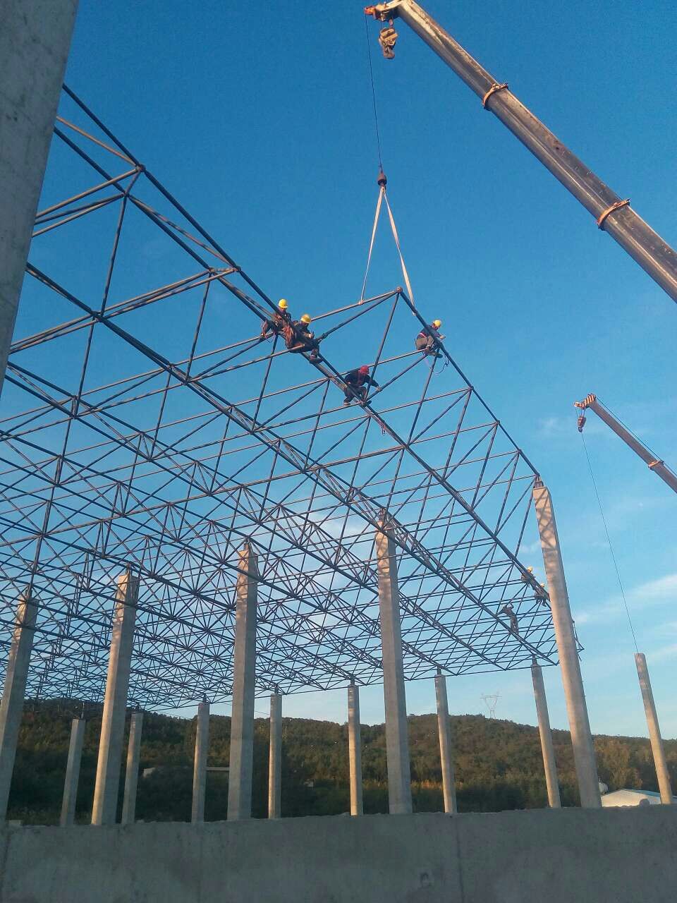 双流县汪清物流园网架